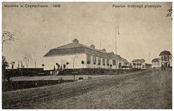 Wystawa w Częstochowie. 1909. Pawilon drobnego przemysłu.